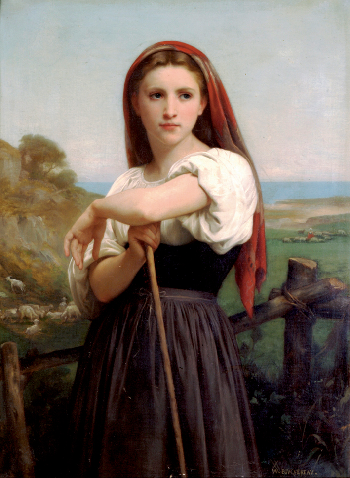  阿道夫·布格罗 Adolphe Bouguereau —— 年轻的牧羊女